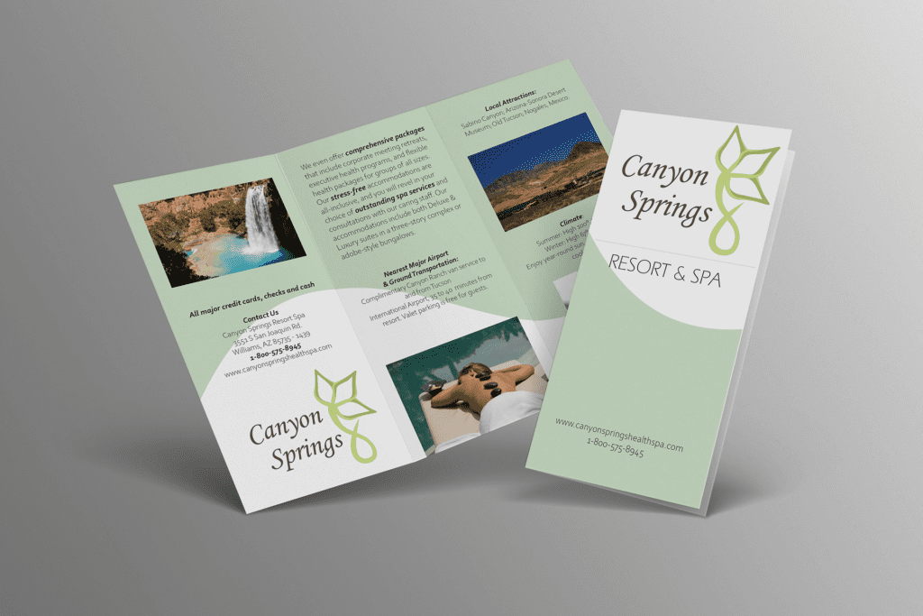 Greta Zaccaria - Canyon Springs brochure